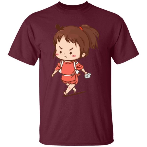 Watch Spirited Away - Spirited Away Chihiro Chibi T Shirt-Apparel, Spirited Away, Tshirt, Watch Spirited Away