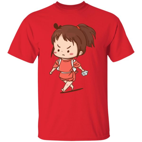 Watch Spirited Away - Spirited Away Chihiro Chibi T Shirt-Apparel, Spirited Away, Tshirt, Watch Spirited Away