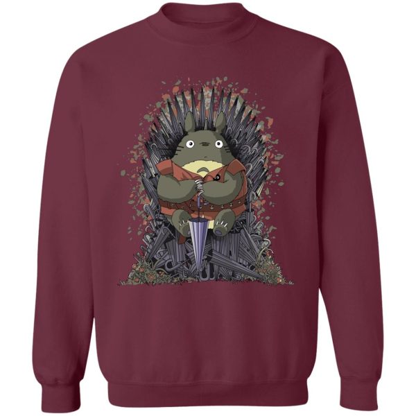 Totoro And Mei - Totoro Game of Thrones Sweatshirt-Apparel, My Neighbor Totoro, Sweatshirt, Totoro And Mei