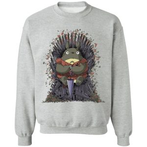 Totoro And Mei - Totoro Game of Thrones Sweatshirt-Apparel, My Neighbor Totoro, Sweatshirt, Totoro And Mei