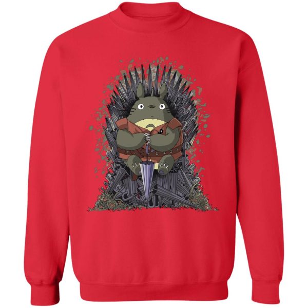 Totoro And Mei - Totoro Game of Thrones Sweatshirt-Apparel, My Neighbor Totoro, Sweatshirt, Totoro And Mei