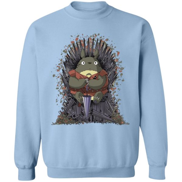 Totoro And Mei - Totoro Game of Thrones Sweatshirt-Apparel, My Neighbor Totoro, Sweatshirt, Totoro And Mei