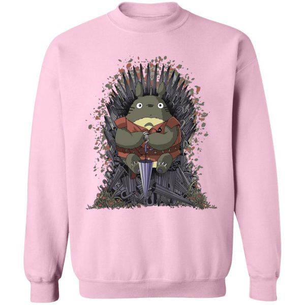 Totoro And Mei - Totoro Game of Thrones Sweatshirt-Apparel, My Neighbor Totoro, Sweatshirt, Totoro And Mei