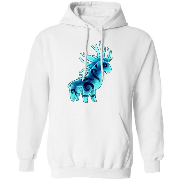 Characters In Princess Mononoke - Princess Mononoke Forest Spirit Shishigami Night Chibi Hoodie-Apparel, Characters In Princess Mononoke, Hoodie, princess mononoke