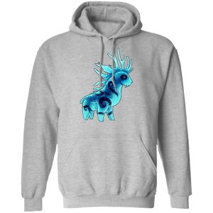 Characters In Princess Mononoke - Princess Mononoke Forest Spirit Shishigami Night Chibi Hoodie-Apparel, Characters In Princess Mononoke, Hoodie, princess mononoke