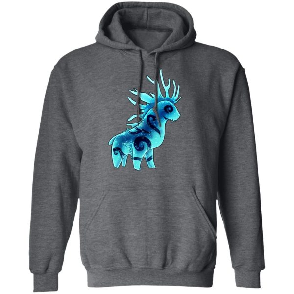 Characters In Princess Mononoke - Princess Mononoke Forest Spirit Shishigami Night Chibi Hoodie-Apparel, Characters In Princess Mononoke, Hoodie, princess mononoke