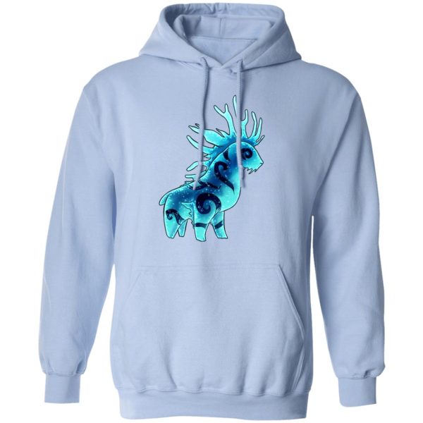 Characters In Princess Mononoke - Princess Mononoke Forest Spirit Shishigami Night Chibi Hoodie-Apparel, Characters In Princess Mononoke, Hoodie, princess mononoke