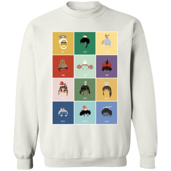 Kawagoe Totoro Forest - Ghibli Movie Collection Sweatshirt-Apparel, Howl's Moving Castle, Kawagoe Totoro Forest, Kiki's Delivery Service, My Neighbor Totoro, princess mononoke, Spirited Away, Sweatshirt