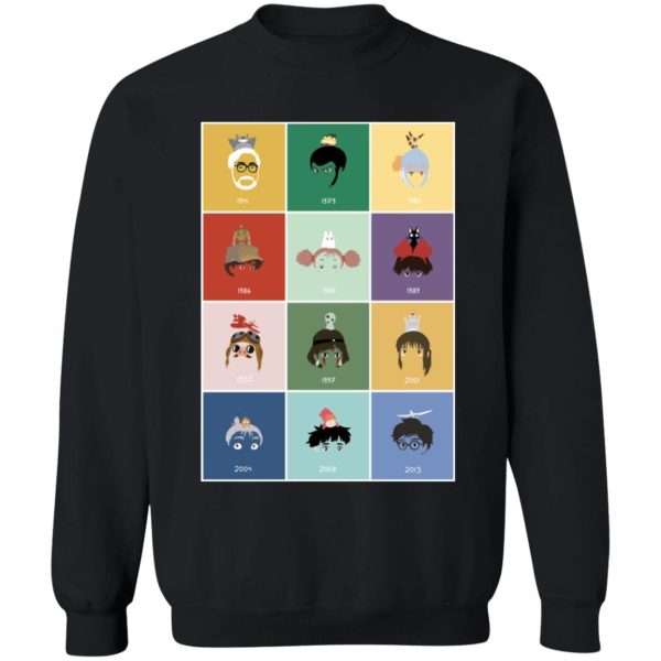 Kawagoe Totoro Forest - Ghibli Movie Collection Sweatshirt-Apparel, Howl's Moving Castle, Kawagoe Totoro Forest, Kiki's Delivery Service, My Neighbor Totoro, princess mononoke, Spirited Away, Sweatshirt