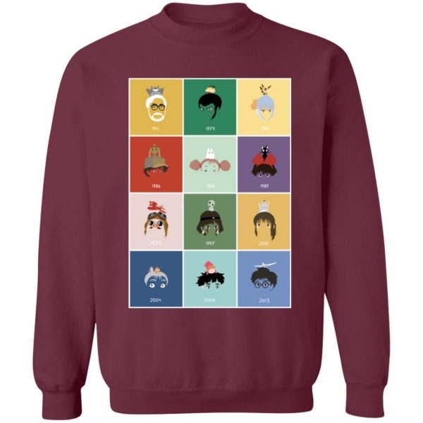 Kawagoe Totoro Forest - Ghibli Movie Collection Sweatshirt-Apparel, Howl's Moving Castle, Kawagoe Totoro Forest, Kiki's Delivery Service, My Neighbor Totoro, princess mononoke, Spirited Away, Sweatshirt