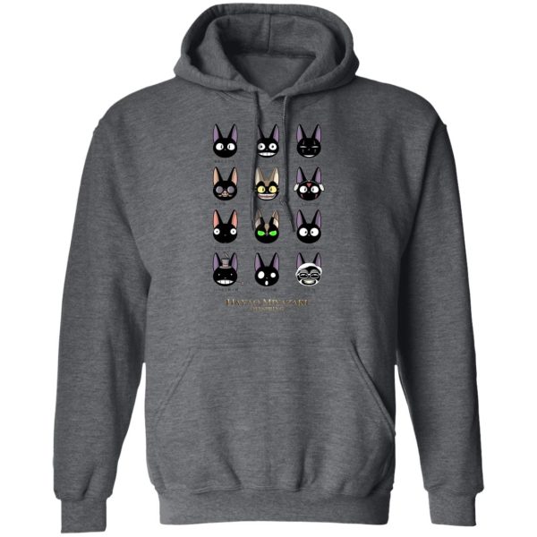 Kiki Kiki's Delivery Service - Jiji Hayao Miyazaki Off Spring Hoodie-Apparel, Hoodie, Kiki Kiki's Delivery Service, Kiki's Delivery Service