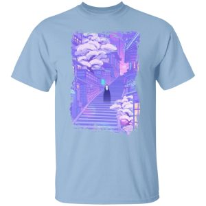 Kamaji Spirited Away - Spirited Away Kaonashi in the Sunset T Shirt-Apparel, Kamaji Spirited Away, Spirited Away, Tshirt