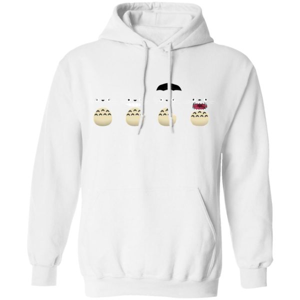 Is Totoro Forest Japan Safe - Totoro Faces Hoodie-Apparel, Hoodie, Is Totoro Forest Japan Safe, My Neighbor Totoro