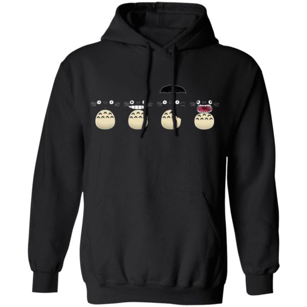 Is Totoro Forest Japan Safe - Totoro Faces Hoodie-Apparel, Hoodie, Is Totoro Forest Japan Safe, My Neighbor Totoro