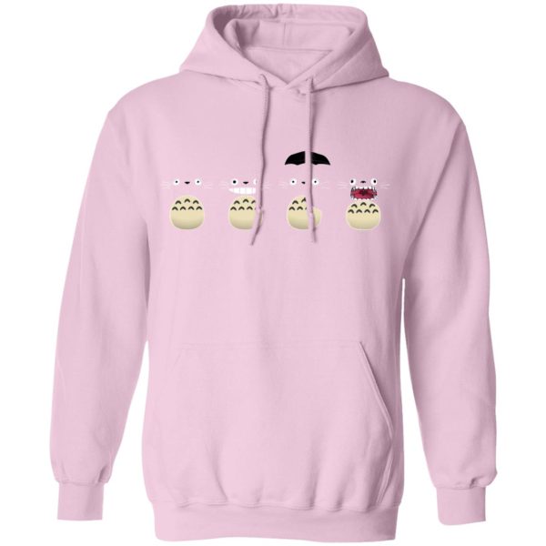 Is Totoro Forest Japan Safe - Totoro Faces Hoodie-Apparel, Hoodie, Is Totoro Forest Japan Safe, My Neighbor Totoro