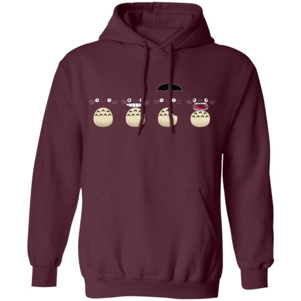 Is Totoro Forest Japan Safe - Totoro Faces Hoodie-Apparel, Hoodie, Is Totoro Forest Japan Safe, My Neighbor Totoro