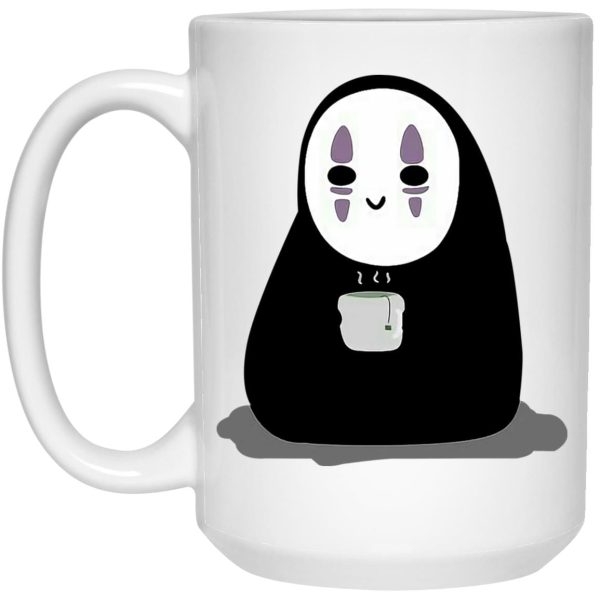 Sen Spirited Away - Cute No Face Kaonashi Drinking Hot Tea Mug-House Decor, kaonashi, Mug, no face, Sen Spirited Away, Spirited Away