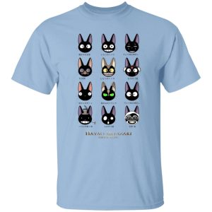 Kiki's Delivery Service Japanese - Jiji Hayao Miyazaki Off Spring T Shirt-Apparel, Kiki's Delivery Service, Kiki's Delivery Service Japanese, Tshirt