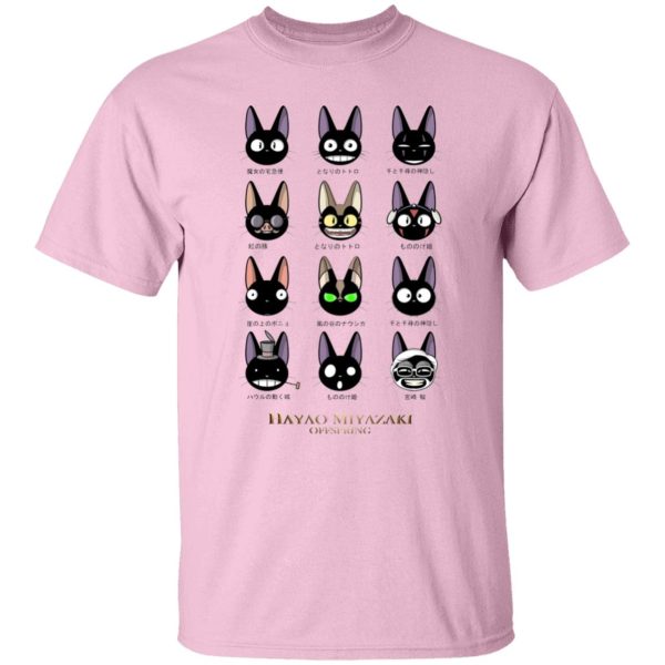 Kiki's Delivery Service Japanese - Jiji Hayao Miyazaki Off Spring T Shirt-Apparel, Kiki's Delivery Service, Kiki's Delivery Service Japanese, Tshirt