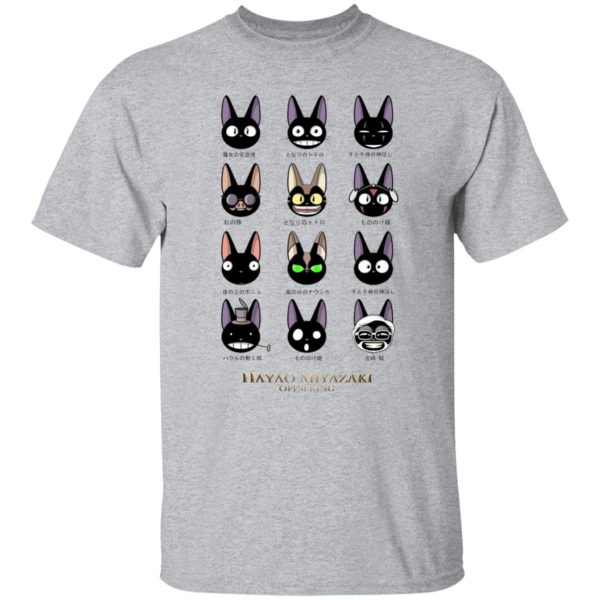 Kiki's Delivery Service Japanese - Jiji Hayao Miyazaki Off Spring T Shirt-Apparel, Kiki's Delivery Service, Kiki's Delivery Service Japanese, Tshirt