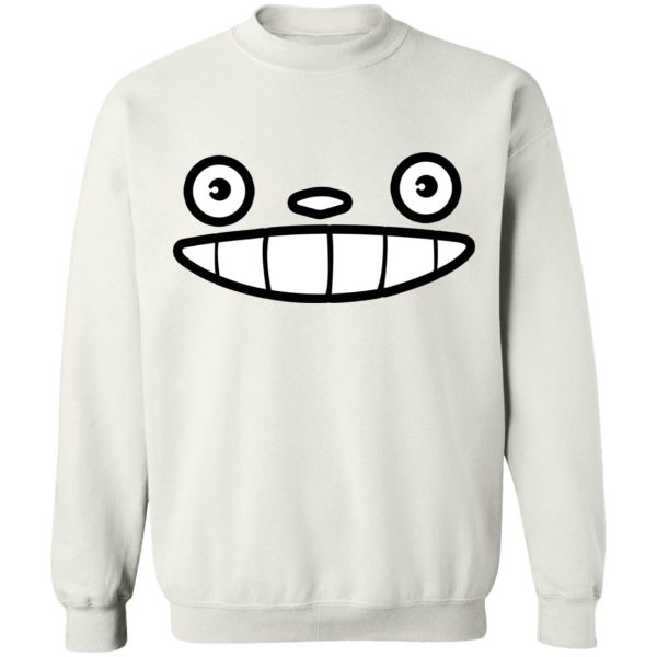 Totoro Hoodie - My Neighbor Totoro Face Sweatshirt-Apparel, My Neighbor Totoro, Sweatshirt, Totoro Hoodie