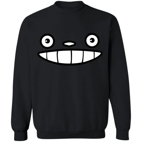 Totoro Hoodie - My Neighbor Totoro Face Sweatshirt-Apparel, My Neighbor Totoro, Sweatshirt, Totoro Hoodie