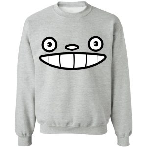 Totoro Hoodie - My Neighbor Totoro Face Sweatshirt-Apparel, My Neighbor Totoro, Sweatshirt, Totoro Hoodie