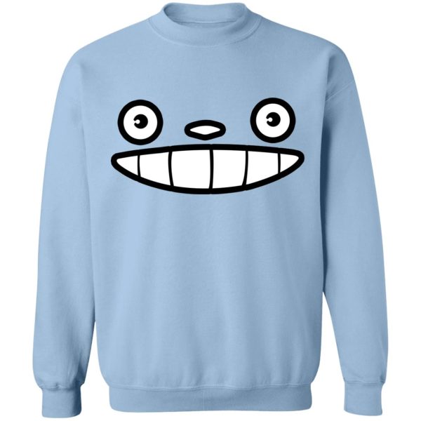 Totoro Hoodie - My Neighbor Totoro Face Sweatshirt-Apparel, My Neighbor Totoro, Sweatshirt, Totoro Hoodie