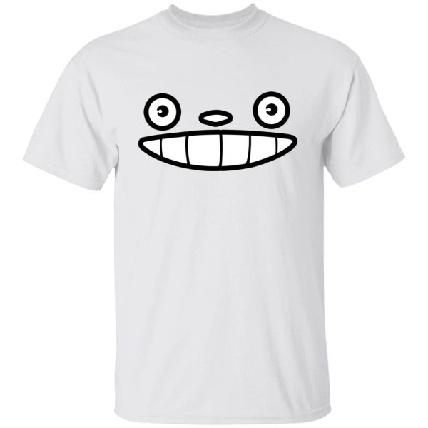 Totoro Dust Sprites - My Neighbor Totoro Face T Shirt-Apparel, My Neighbor Totoro, Totoro Dust Sprites, Tshirt