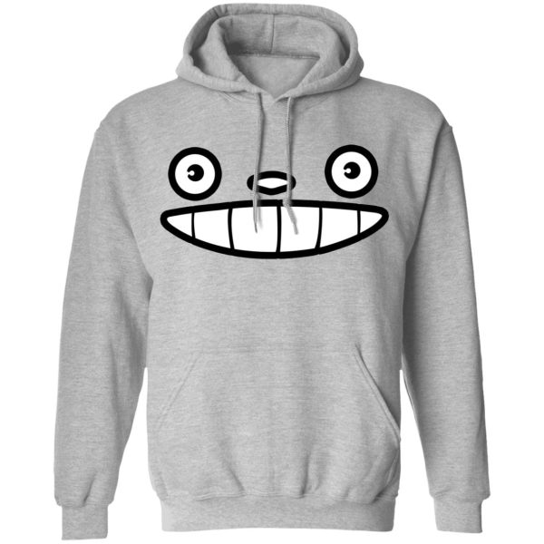 Totoro Onesie - My Neighbor Totoro Face Hoodie-Apparel, Hoodie, My Neighbor Totoro, Totoro Onesie