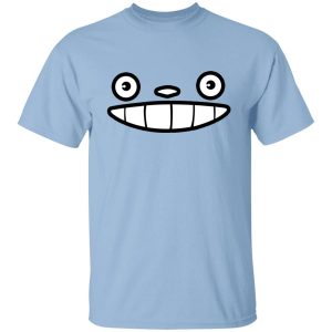 Totoro Dust Sprites - My Neighbor Totoro Face T Shirt-Apparel, My Neighbor Totoro, Totoro Dust Sprites, Tshirt