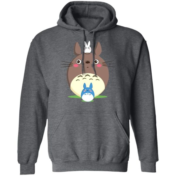 Totoro Plush Toy - Circle Totoro Hoodie-Apparel, Hoodie, My Neighbor Totoro, Totoro Plush Toy