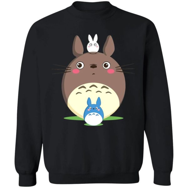 Totoro Anime - Circle Totoro Sweatshirt-Apparel, My Neighbor Totoro, Sweatshirt, Totoro Anime