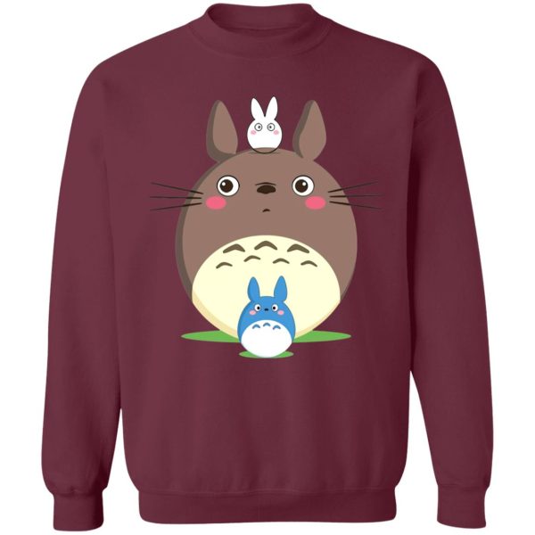 Totoro Anime - Circle Totoro Sweatshirt-Apparel, My Neighbor Totoro, Sweatshirt, Totoro Anime