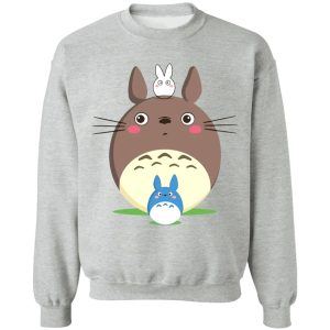 Totoro Anime - Circle Totoro Sweatshirt-Apparel, My Neighbor Totoro, Sweatshirt, Totoro Anime