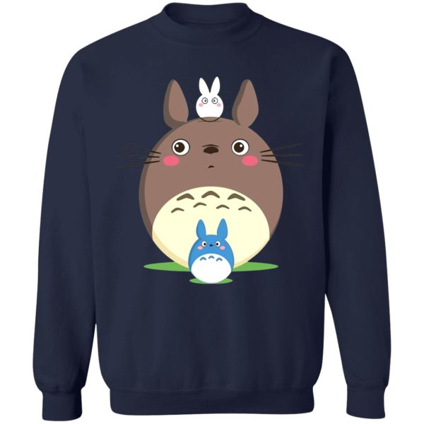 Totoro Anime - Circle Totoro Sweatshirt-Apparel, My Neighbor Totoro, Sweatshirt, Totoro Anime