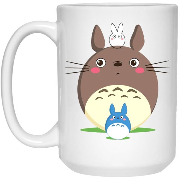 Totoro Cartoon Movie - Circle Totoro Mug-House Decor, Mug, My Neighbor Totoro, Totoro Cartoon Movie