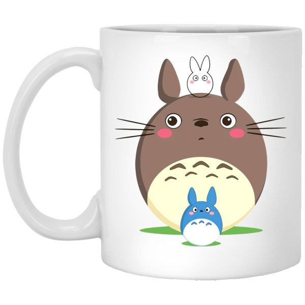 Totoro Cartoon Movie - Circle Totoro Mug-House Decor, Mug, My Neighbor Totoro, Totoro Cartoon Movie