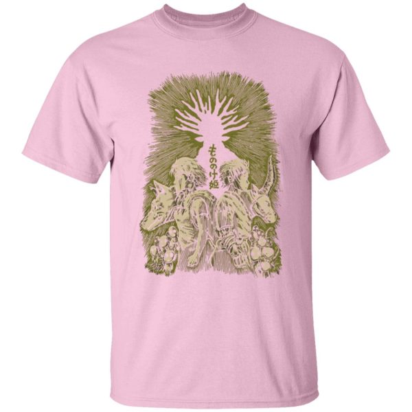 Studio Ghibli Princess Mononoke - Princess Mononoke – San and Ashitaka T Shirt for Kid-Studio Ghibli Princess Mononoke