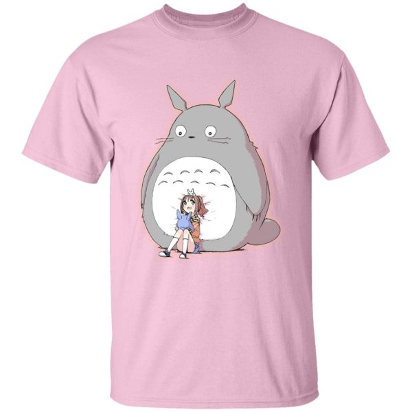 Tom Totoro Concrete Atlantic City - Totoro and the little girl T Shirt-Apparel, My Neighbor Totoro, Tom Totoro Concrete Atlantic City, Tshirt