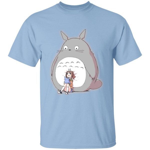 Tom Totoro Concrete Atlantic City - Totoro and the little girl T Shirt-Apparel, My Neighbor Totoro, Tom Totoro Concrete Atlantic City, Tshirt