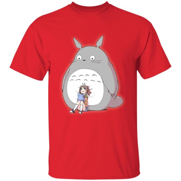 Tom Totoro Concrete Atlantic City - Totoro and the little girl T Shirt-Apparel, My Neighbor Totoro, Tom Totoro Concrete Atlantic City, Tshirt