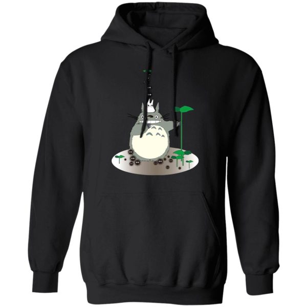 Soot Balls Totoro - Totoro and the Sootballs Hoodie-Apparel, Hoodie, My Neighbor Totoro, Soot Balls Totoro