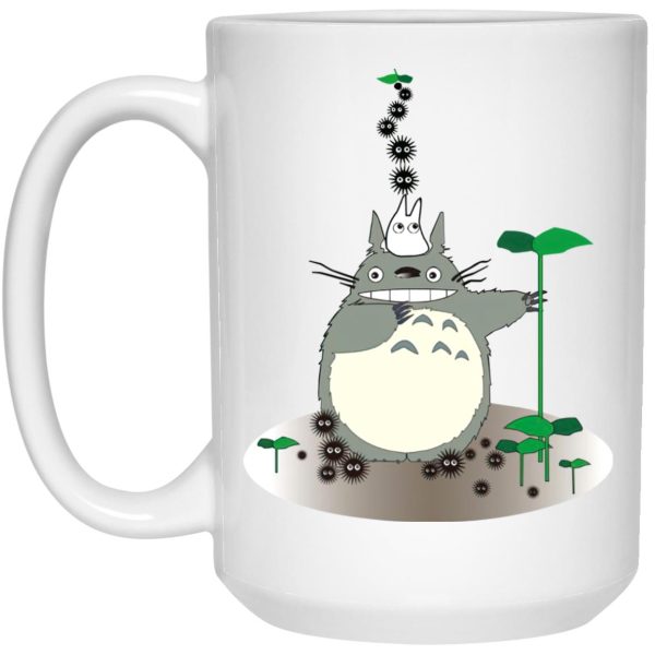 My Neighbour Totoro Cast - Totoro and the Sootballs Mug-House Decor, Mug, My Neighbor Totoro, My Neighbour Totoro Cast