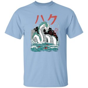 No Face From Spirited Away - Spirited Away – Haku Dragon Harajuku Style T Shirt-Apparel, No Face From Spirited Away, Spirited Away, Tshirt