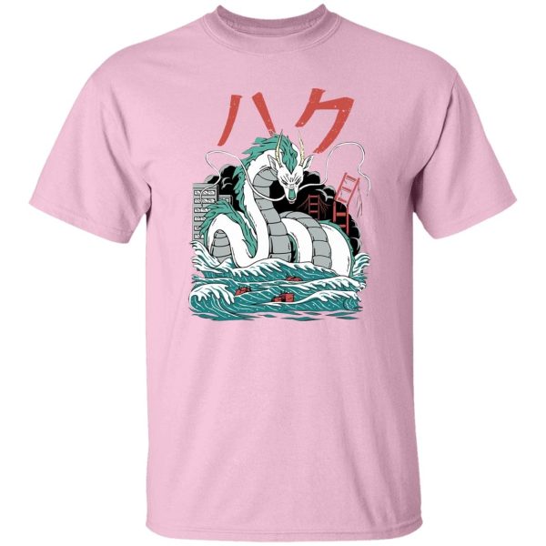 No Face From Spirited Away - Spirited Away – Haku Dragon Harajuku Style T Shirt-Apparel, No Face From Spirited Away, Spirited Away, Tshirt