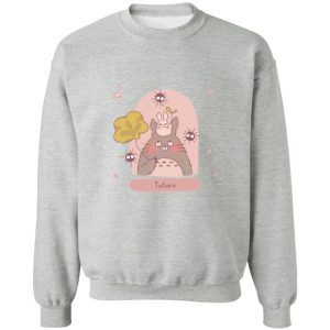 Totoro And Mei - Totoro cute Fanart Sweatshirt-Apparel, My Neighbor Totoro, Sweatshirt, Totoro And Mei