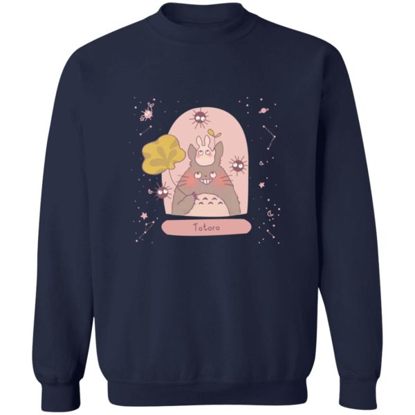 Totoro And Mei - Totoro cute Fanart Sweatshirt-Apparel, My Neighbor Totoro, Sweatshirt, Totoro And Mei