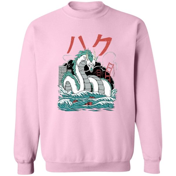 Characters Spirited Away - Spirited Away – Haku Dragon Harajuku Style Sweatshirt-Apparel, Characters Spirited Away, Spirited Away, Sweatshirt