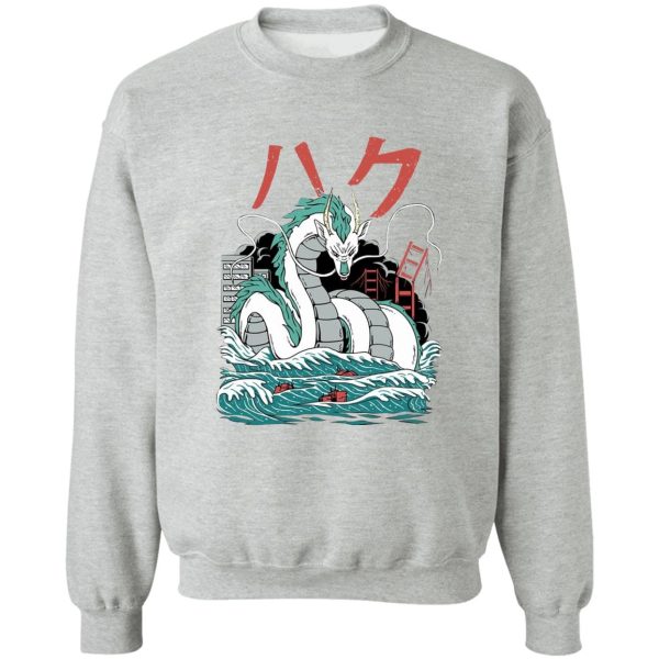 Characters Spirited Away - Spirited Away – Haku Dragon Harajuku Style Sweatshirt-Apparel, Characters Spirited Away, Spirited Away, Sweatshirt